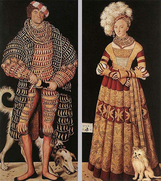 Lucas Cranach Doppelbildnis Herzog Heinrichs des Frommen und seiner Gemahlin Herzogin Katharina von Mecklenburg